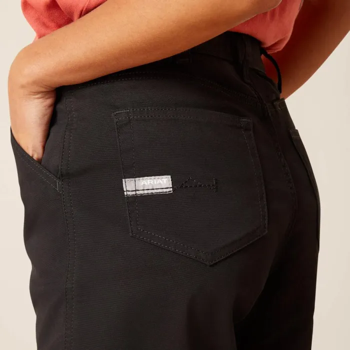 Rebar PR Made Tough 6034 Short Black Women Ariat Pants and Shorts Rebar PR Made Tough 6034 Short Black Women Ariat Pants and Shorts