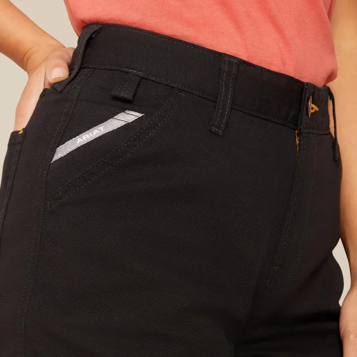 Rebar PR Made Tough 6034 Short Black Women Ariat Pants and Shorts Rebar PR Made Tough 6034 Short Black Women Ariat Pants and Shorts