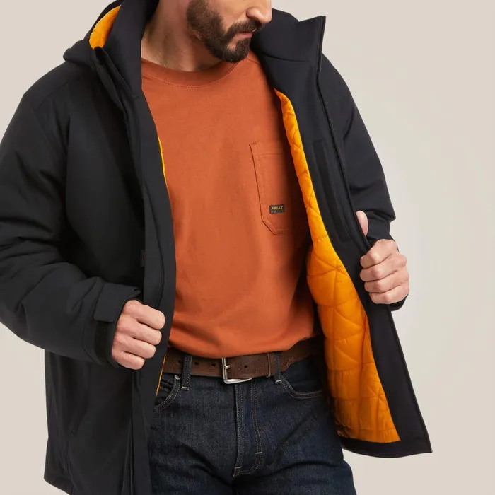Rebar Storm Fighter 20 Waterproof Jacket Black Men Ariat Jackets and Vests Rebar Storm Fighter 20 Waterproof Jacket Black Men Ariat Jackets and Vests