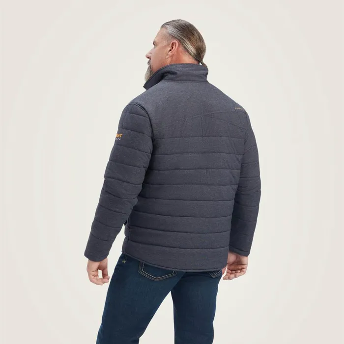 Rebar Valiant Stretch Canvas Water Resistant Insulated Jacket Charcoal Heather Men Ariat Jackets and Vests Rebar Valiant Stretch Canvas Water Resistant Insulated Jacket Charcoal Heather Men Ariat Jackets and Vests