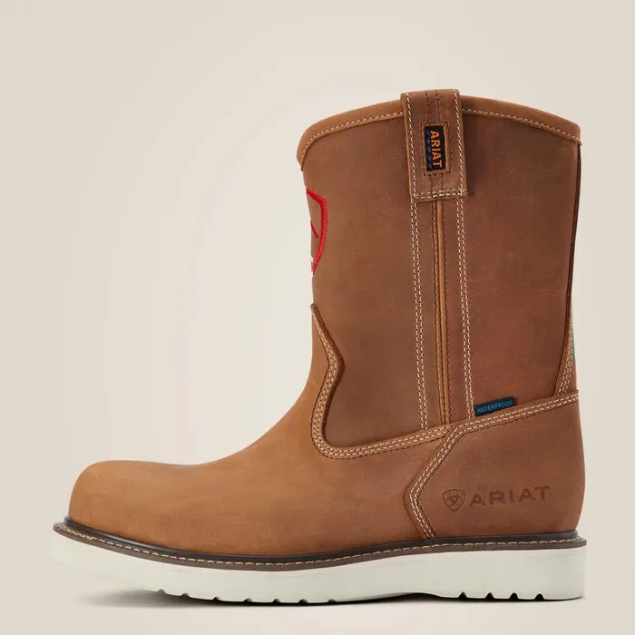 Rebar Wedge Orgullo Mexicano Waterproof Work Boot Aged Honey Men Ariat Western Boots Rebar Wedge Orgullo Mexicano Waterproof Work Boot Aged Honey Men Ariat Western Boots