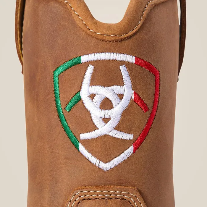 Rebar Wedge Orgullo Mexicano Waterproof Work Boot Aged Honey Men Ariat Western Boots Rebar Wedge Orgullo Mexicano Waterproof Work Boot Aged Honey Men Ariat Western Boots