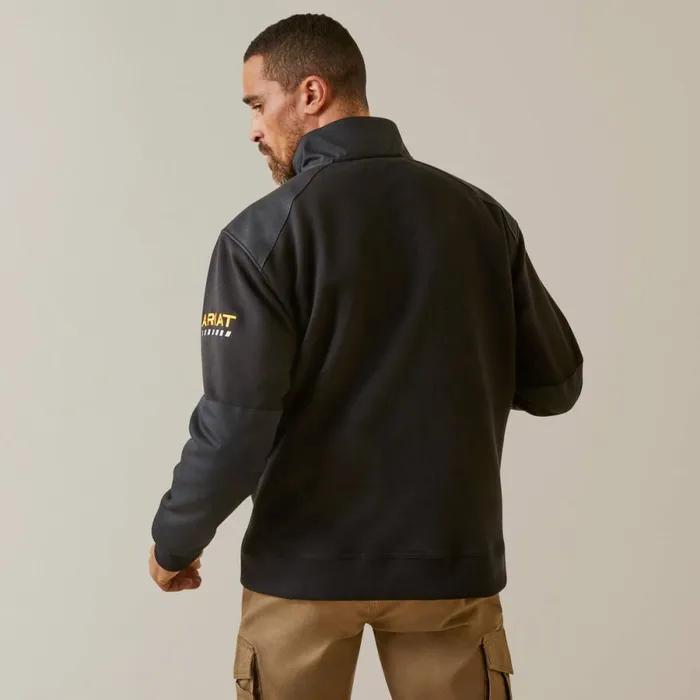 Rebar Workman Duracanvas 14 Zip Sweatshirt Black Black Men Ariat Sweatshirts and Hoodies Rebar Workman Duracanvas 14 Zip Sweatshirt Black Black Men Ariat Sweatshirts and Hoodies
