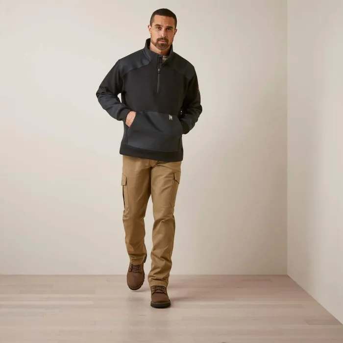 Rebar Workman Duracanvas 14 Zip Sweatshirt Black Black Men Ariat Sweatshirts and Hoodies Rebar Workman Duracanvas 14 Zip Sweatshirt Black Black Men Ariat Sweatshirts and Hoodies