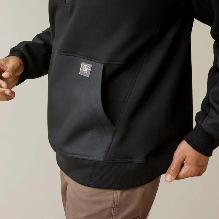 Rebar Workman Duracanvas 14 Zip Sweatshirt Black Black Men Ariat Sweatshirts and Hoodies Rebar Workman Duracanvas 14 Zip Sweatshirt Black Black Men Ariat Sweatshirts and Hoodies