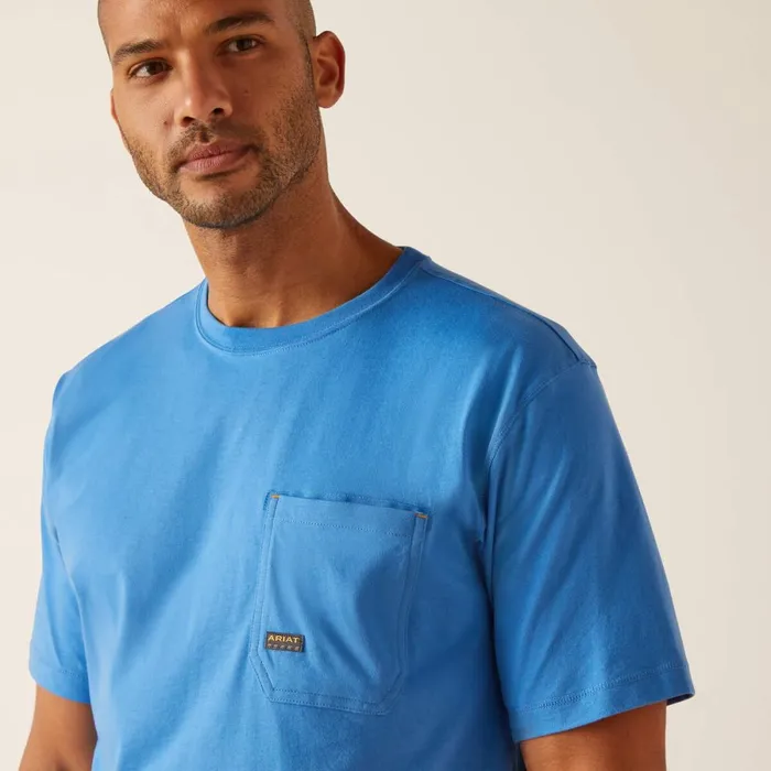 Rebar Workman Logo TShirt Campanulagrey Camo Men Ariat TShirts and Polos Rebar Workman Logo TShirt Campanulagrey Camo Men Ariat TShirts and Polos