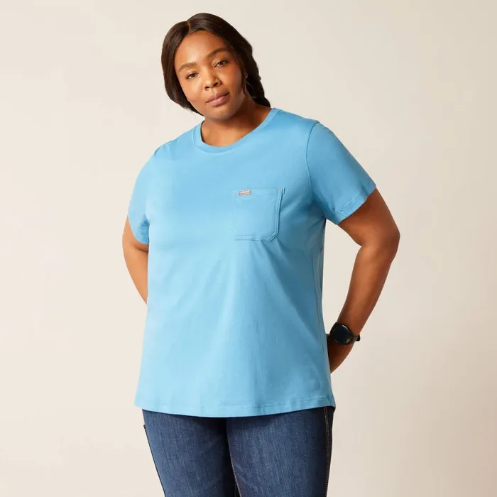 Rebar Workman Tool Flag TShirt Cendre Blue Women Ariat TShirts and Tops Rebar Workman Tool Flag TShirt Cendre Blue Women Ariat TShirts and Tops