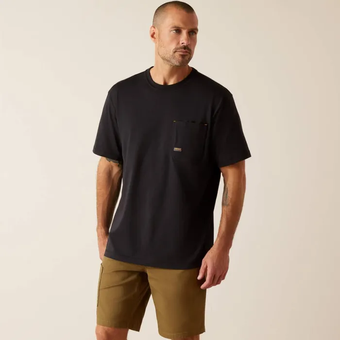 Rebar Workman Victory Eagle Black Men Ariat TShirts and Polos Rebar Workman Victory Eagle Black Men Ariat TShirts and Polos