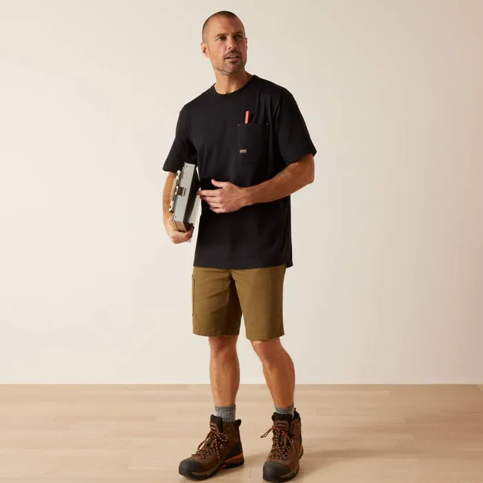 Rebar Workman Victory Eagle Black Men Ariat TShirts and Polos Rebar Workman Victory Eagle Black Men Ariat TShirts and Polos