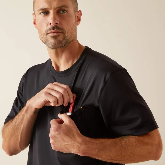 Rebar Workman Victory Eagle Black Men Ariat TShirts and Polos Rebar Workman Victory Eagle Black Men Ariat TShirts and Polos