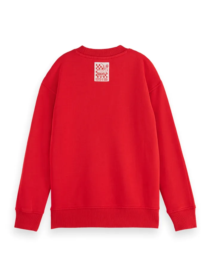 REGULARFIT ARTWORK CREWNECK Love Letter Kids Scotch and Soda Sweatshirts and Hoodies REGULARFIT ARTWORK CREWNECK Love Letter Kids Scotch and Soda Sweatshirts and Hoodies