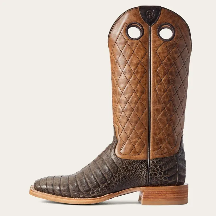 Relentless Winner039s Circle Western Boot Chocolate Caiman Belly Men Ariat Western Boots Relentless Winner039s Circle Western Boot Chocolate Caiman Belly Men Ariat Western Boots