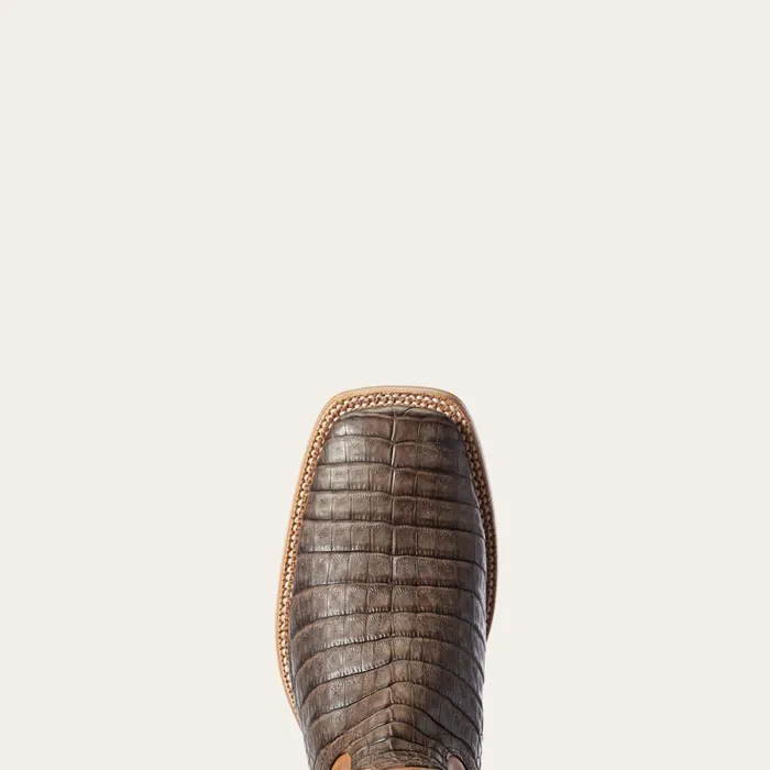 Relentless Winner039s Circle Western Boot Chocolate Caiman Belly Men Ariat Western Boots Relentless Winner039s Circle Western Boot Chocolate Caiman Belly Men Ariat Western Boots