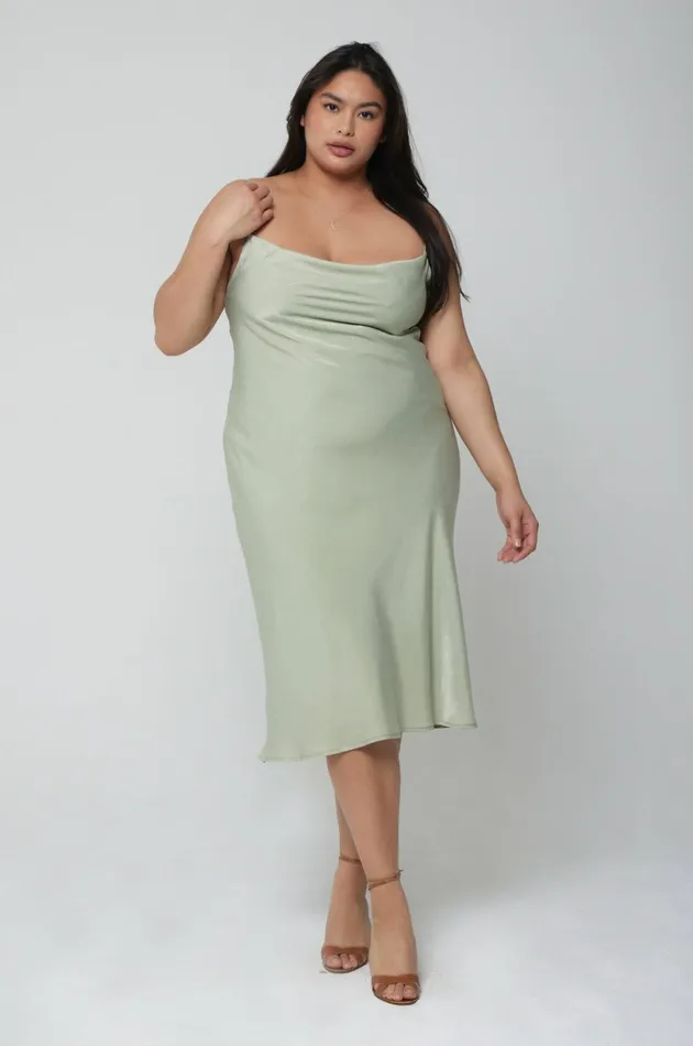 RESA Bridesmaids Berri Slip In Sage 8211 Women