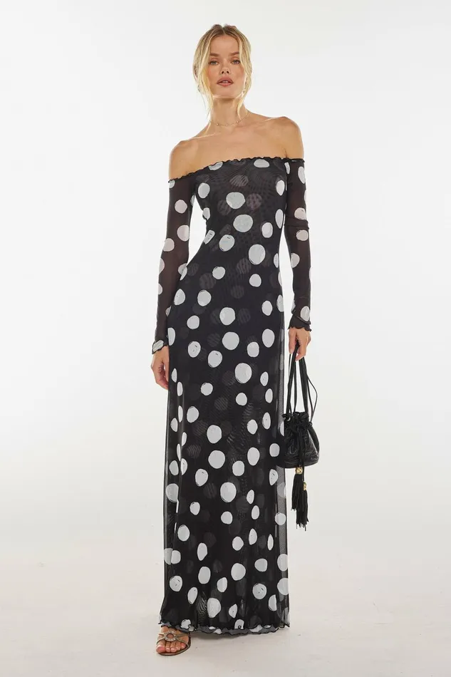 RESA Maxi Dress Bardot Maxi In Vogue 8211 Women