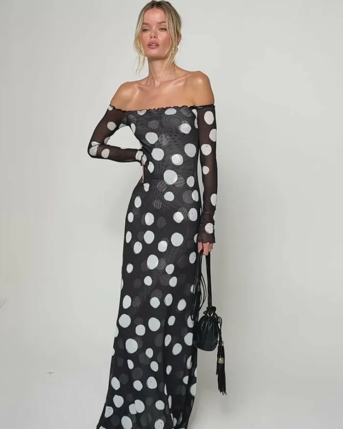 RESA Maxi Dress Bardot Maxi In Vogue 8211 Women