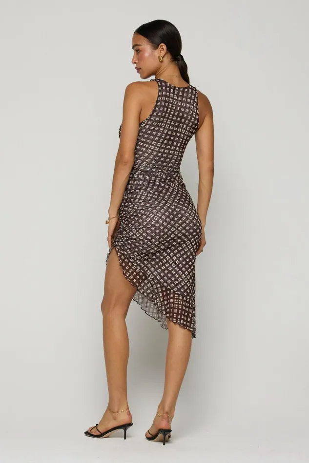 RESA Midi Dress Lucia Dress In Mocha 8211 Women