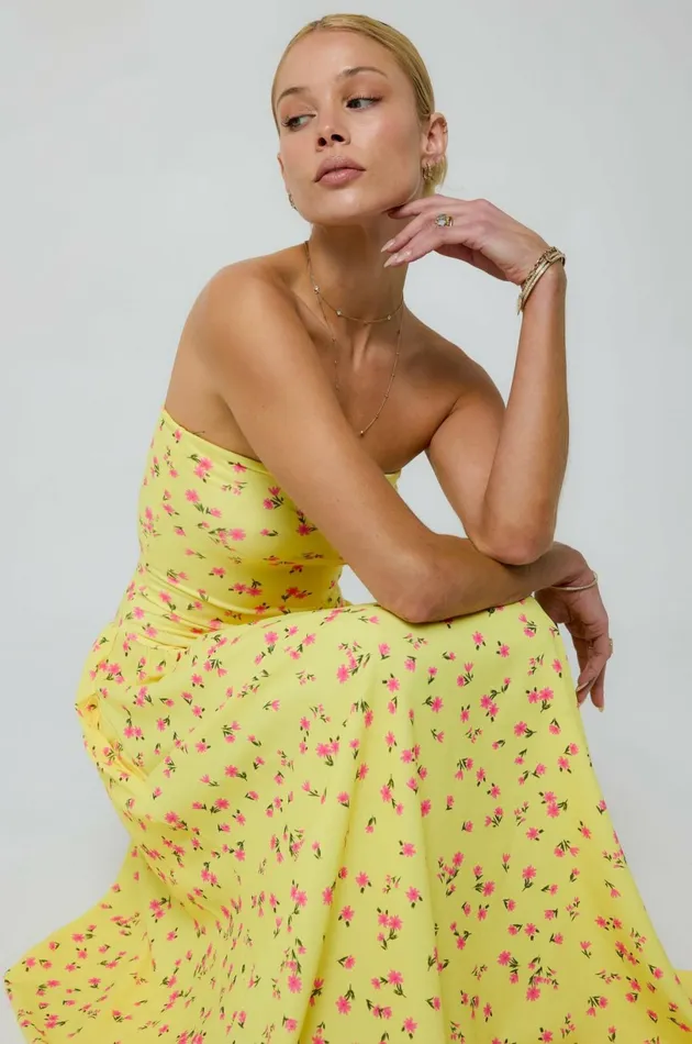 RESA Midi Dress Mackenzie Dress In Honey 8211 Women