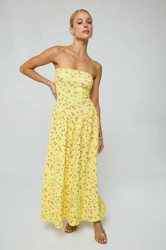 RESA Midi Dress Mackenzie Dress In Honey 8211 Women