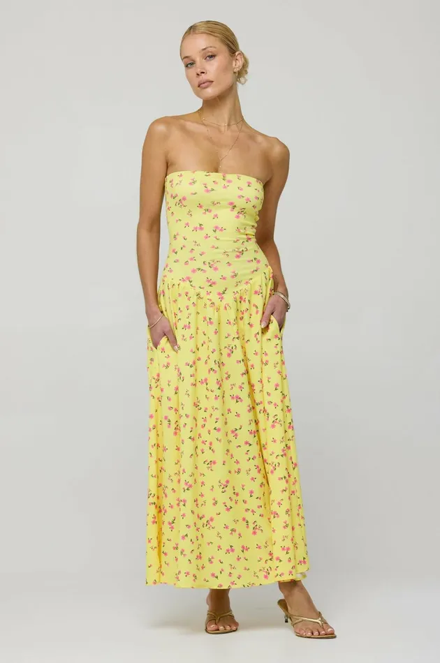 RESA Midi Dress Mackenzie Dress In Honey 8211 Women