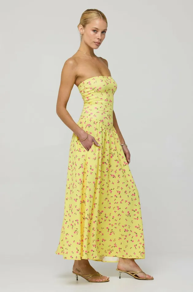 RESA Midi Dress Mackenzie Dress In Honey 8211 Women