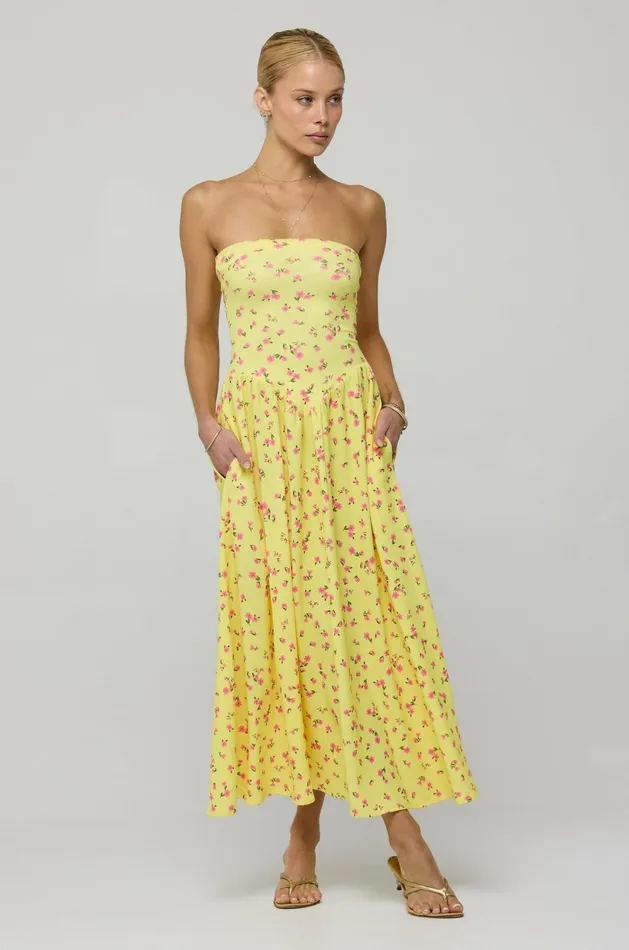RESA Midi Dress Mackenzie Dress In Honey 8211 Women
