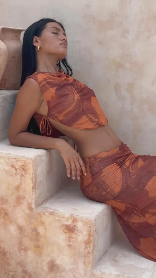 RESA Tops Becca Top In Flame 8211 Women