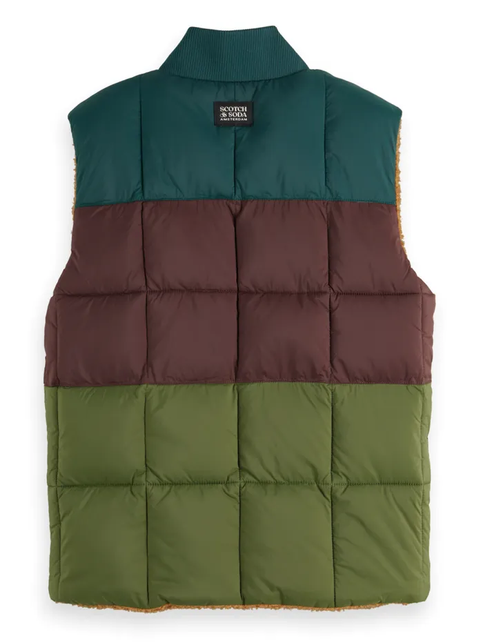 REVERSIBLE PADDED BODY WARMER Colourblocksand Kids Scotch and Soda Jackets and Coats REVERSIBLE PADDED BODY WARMER Colourblocksand Kids Scotch and Soda Jackets and Coats