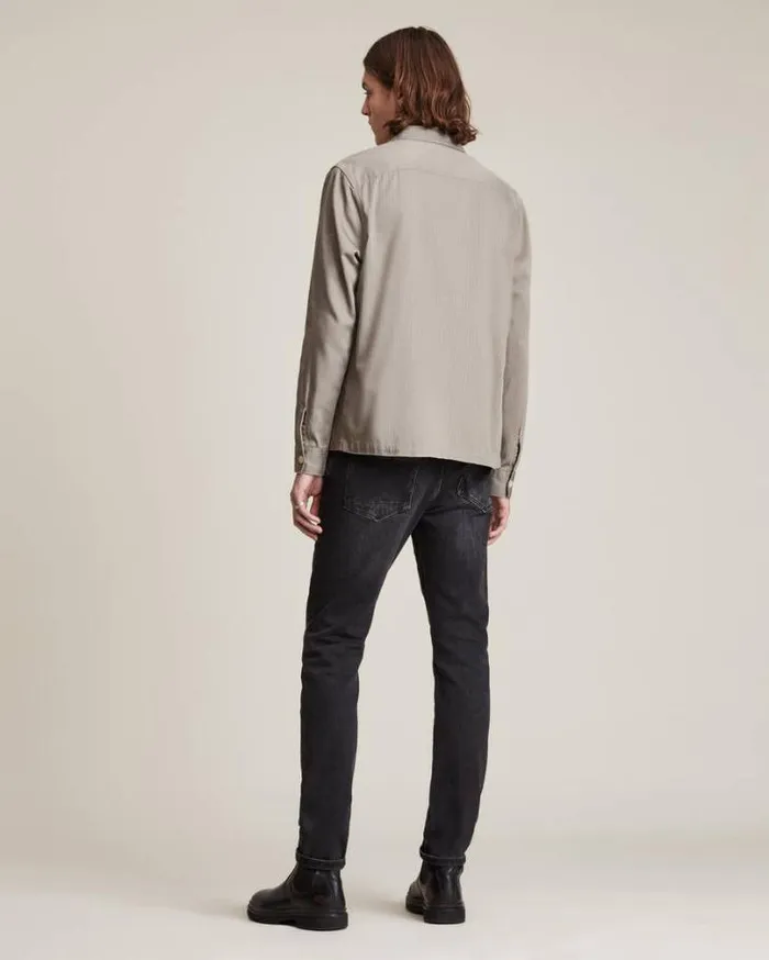 Rex Slim Jeans Washed Black Men AllSaints Jeans