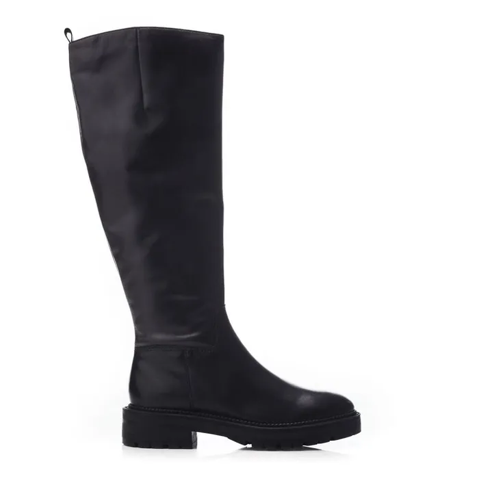 Riding And Flat Boots Women Moda In Pelle Shoon Sh Casalis Black Leather