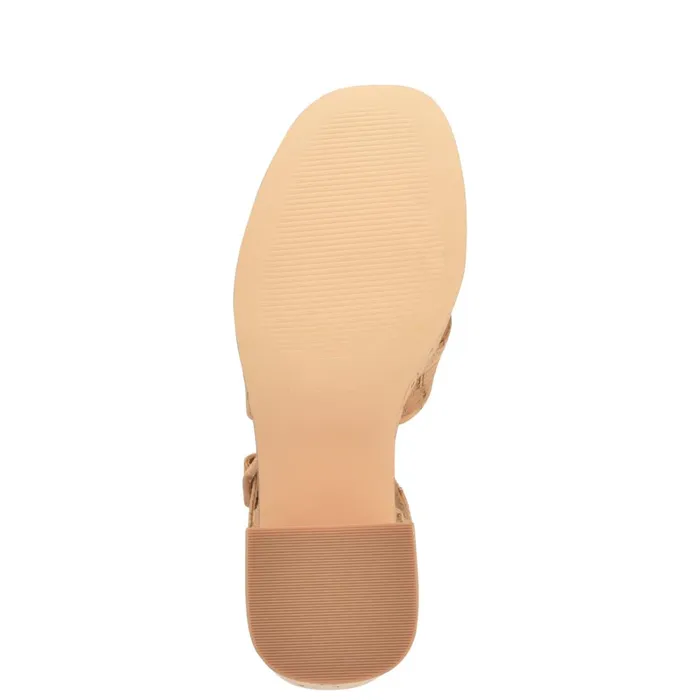 Rilay Platform Sandals Natural Cork Women Nine West Heeled