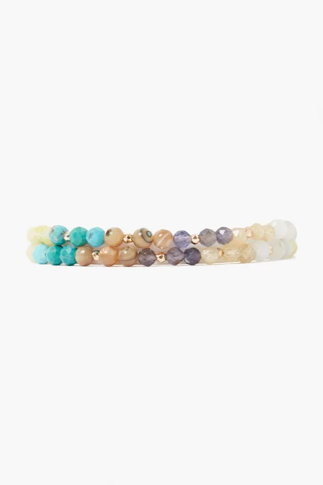 Rio Naked Wrap Bracelet Turquoise Mix Women Chan Luu Bracelets