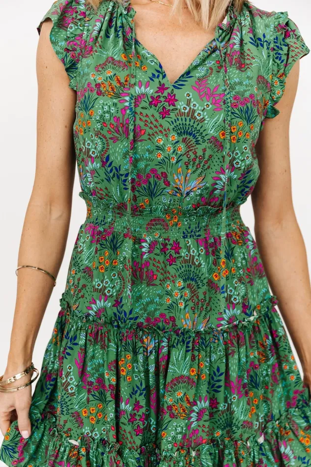 Rio Short Dress Green Multi Women Baltic Born Short Dresses