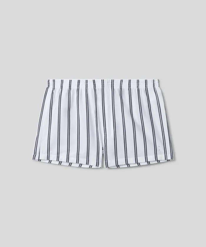 Ron Dorff Boxer Shorts W Double Stripes Optic White Men Boxer Shorts