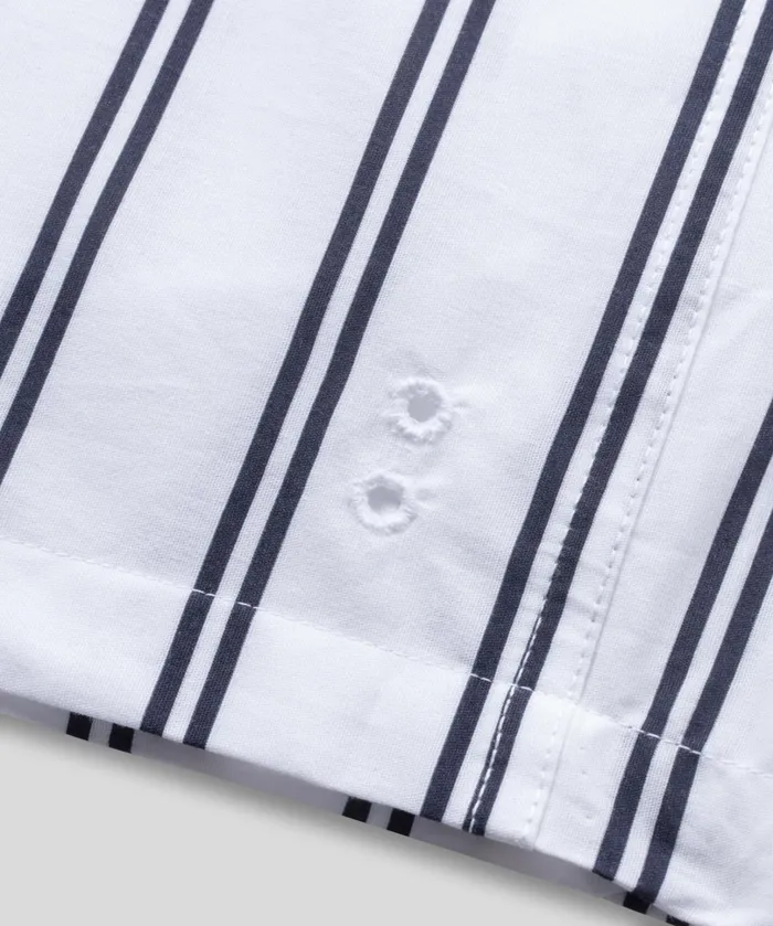 Ron Dorff Boxer Shorts W Double Stripes Optic White Men Boxer Shorts