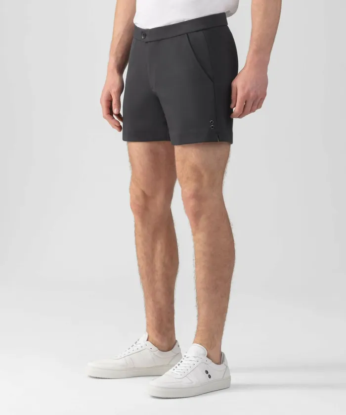 Ron Dorff RD Tennis Shorts Lava Grey Men Shorts