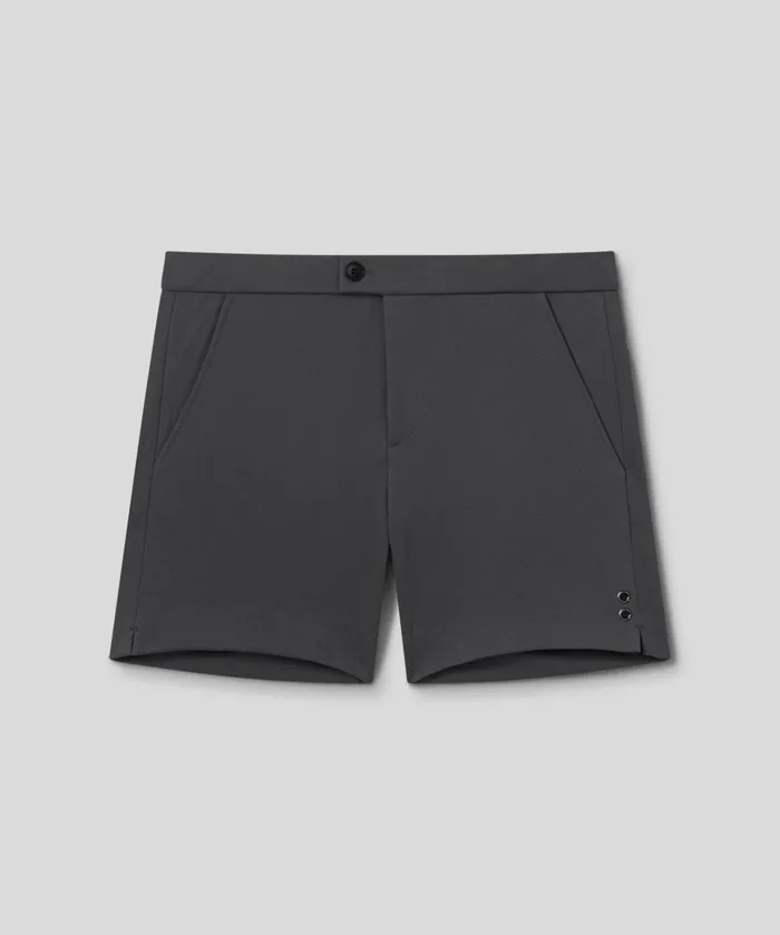 Ron Dorff RD Tennis Shorts Lava Grey Men Shorts