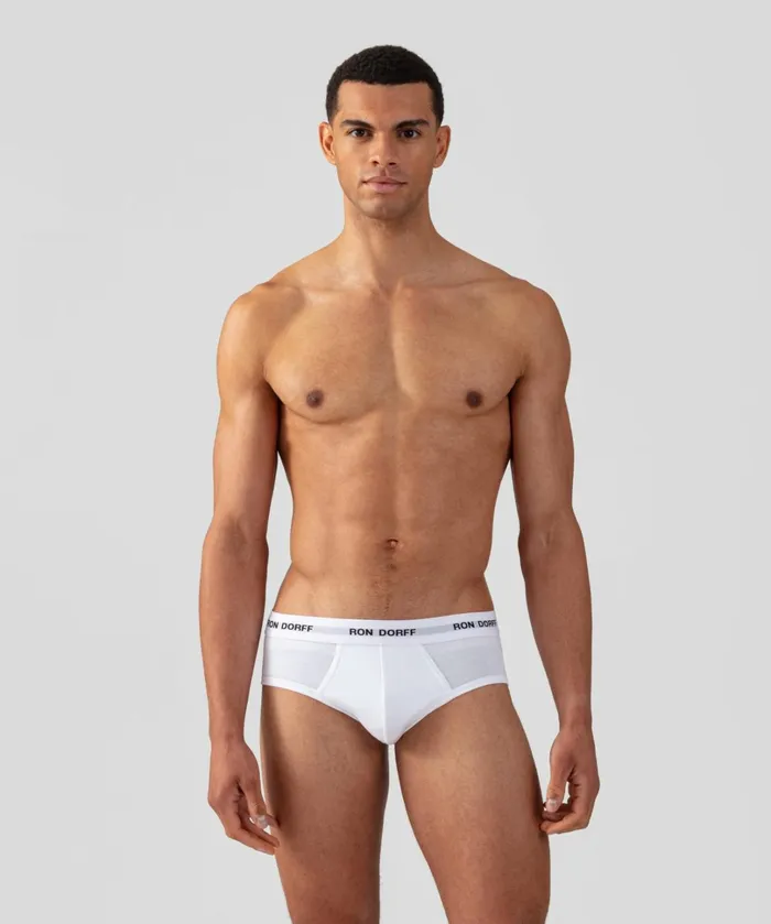 Ron Dorff RON DORFF YFront Briefs Kit NavyWhiteBlack Men Loungewear