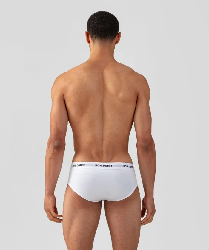 Ron Dorff RON DORFF YFront Briefs Kit NavyWhiteBlack Men Loungewear