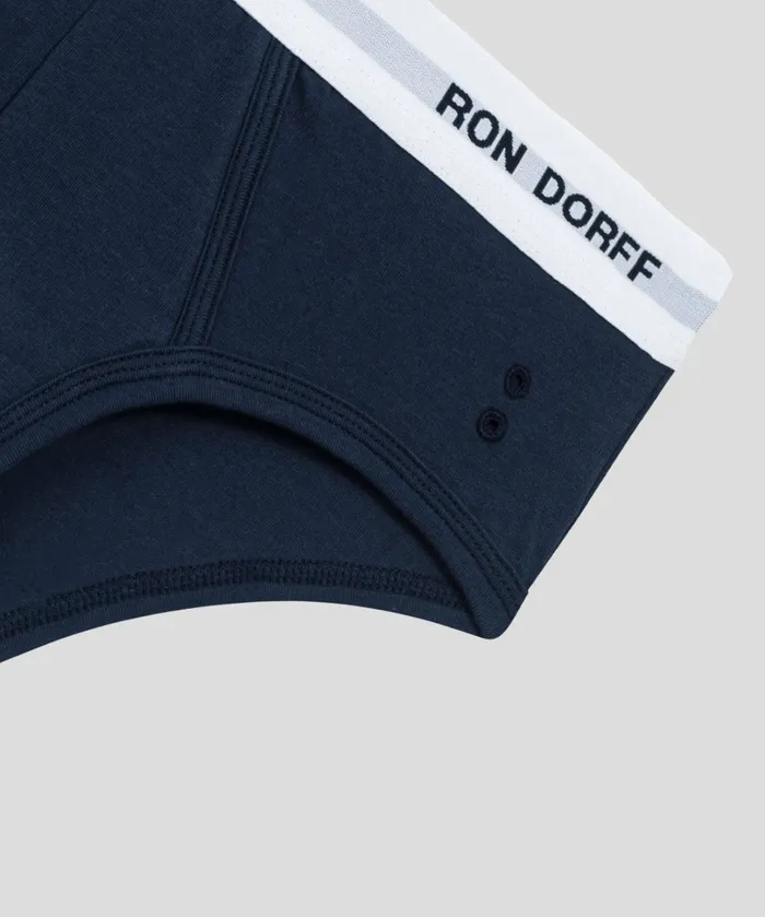 Ron Dorff RON DORFF YFront Briefs Kit NavyWhiteBlack Men Loungewear