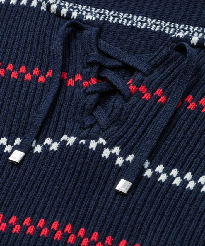 Ron Dorff Swedish Fisherman Cotton Sweater Navy Men Cashmere and Knitwear Tops
