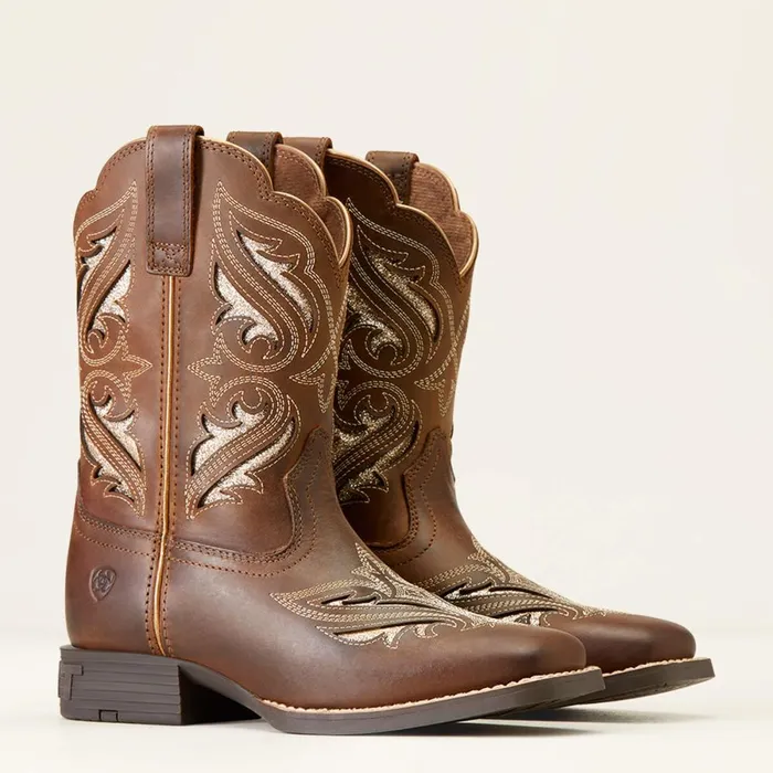 Round Up Bliss Western Boot Sassy Brown Kids Ariat Big Kids039 Footwear Round Up Bliss Western Boot Sassy Brown Kids Ariat Big Kids039 Footwear