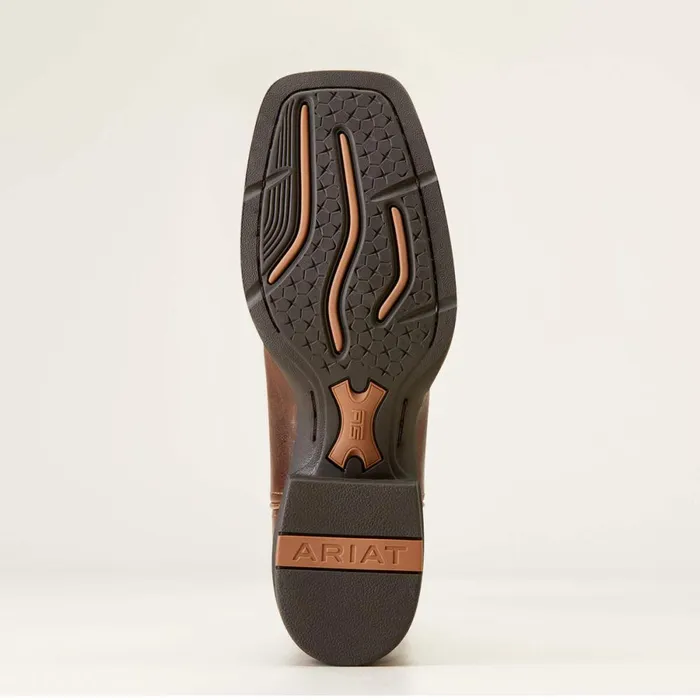 Round Up Wide Square Toe Western Boot Arizona Brown Women Ariat Western Boots