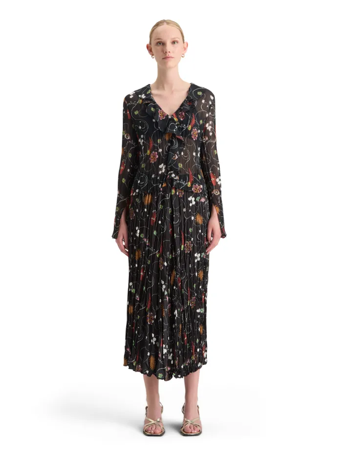 RUFFLED TOP Evening Black Women Scotch and Soda Tops and TShirts