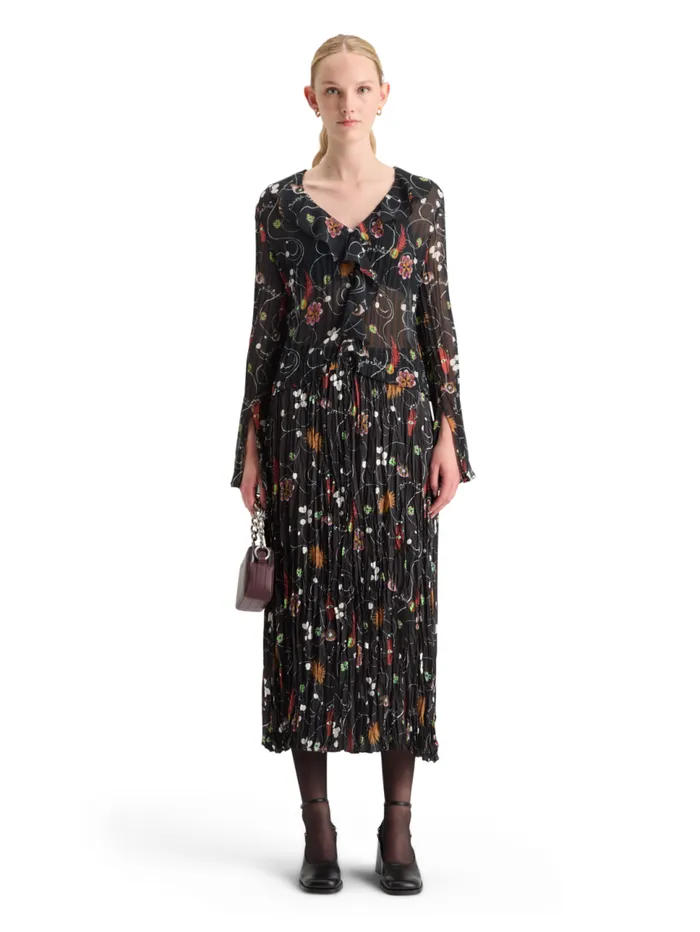 RUFFLED TOP Evening Black Women Scotch and Soda Tops and TShirts