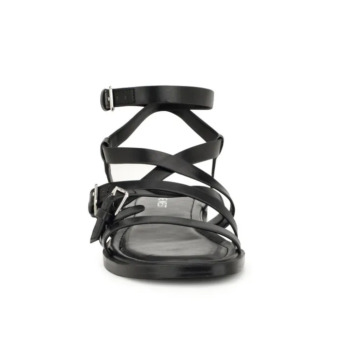 Rulen Flat Strappy Sandals Black Women Nine West Sandals Rulen Flat Strappy Sandals Black Women Nine West Sandals