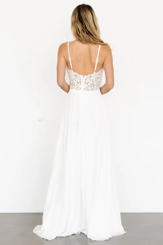 Samantha Lace Top Gown Off White Women Baltic Born Bridal Samantha Lace Top Gown Off White Women Baltic Born Bridal