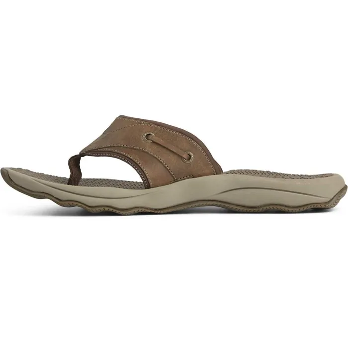 Sandals Men Sperry Outer Banks Flip Flop Brown Sandals Men Sperry Outer Banks Flip Flop Brown