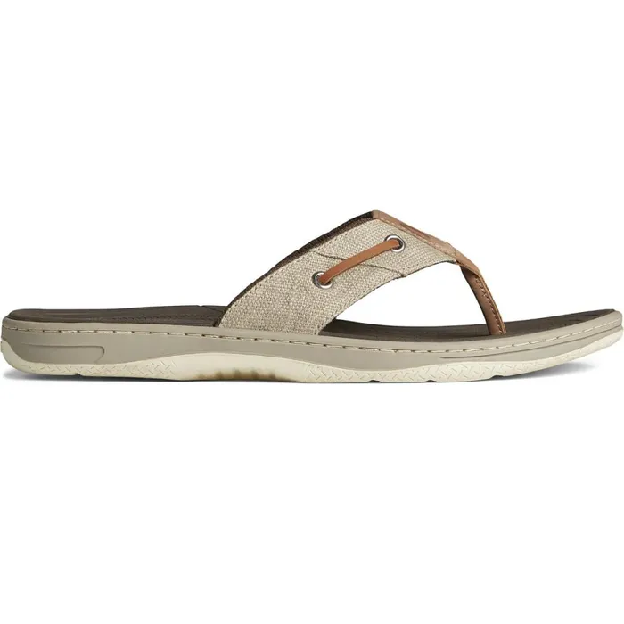 Sandals Men Sperry SeaCycled Baitfish Baja Flip Flop Taupe