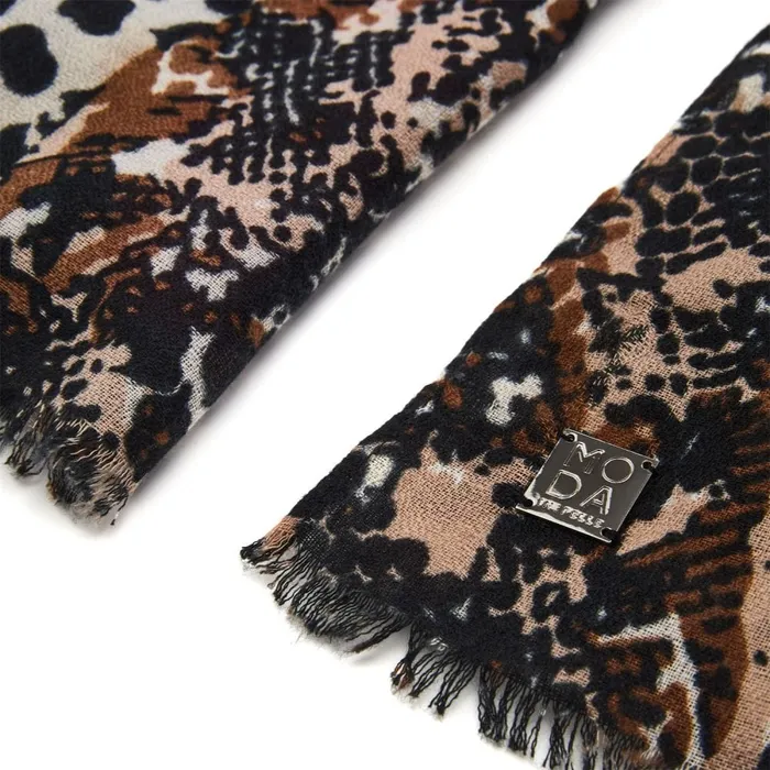 Scarves Women Moda In Pelle Elsiescarf Fuschia Textile